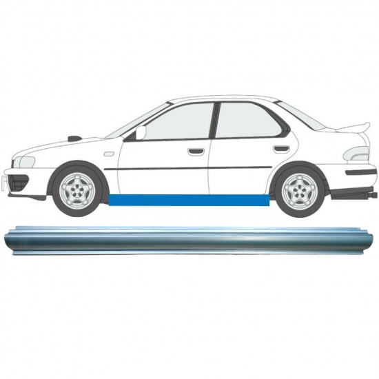 Reperaturka progu do Subaru Impreza 1992-2000 / Lewa 7010