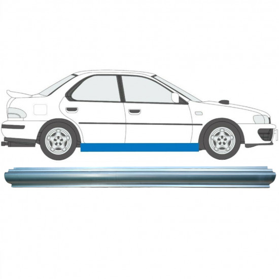 Reperaturka progu do Subaru Impreza 1992-2000 / Prawa 7009