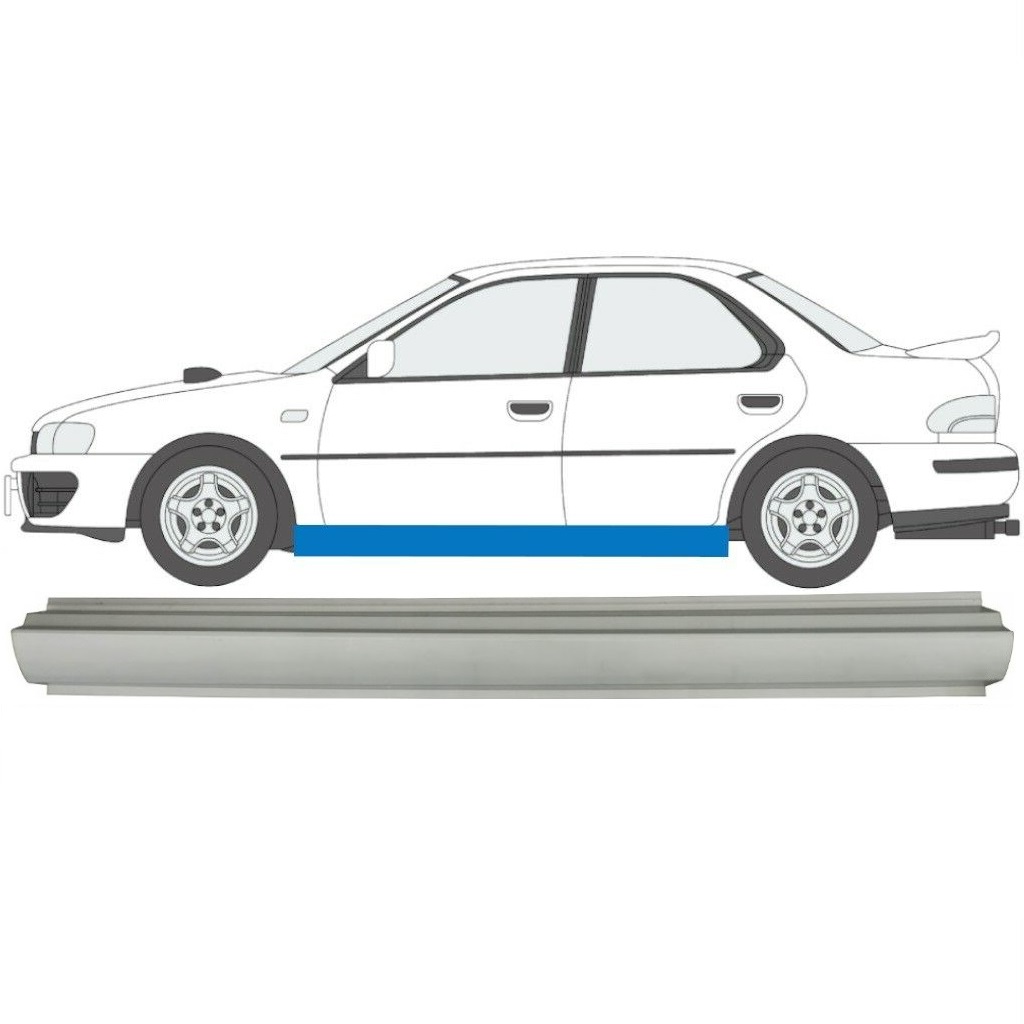 Reperaturka progu do Subaru Impreza 1992-2000 / Lewa 7010