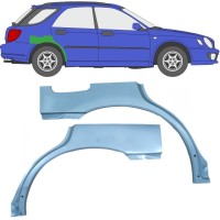 Reperaturka błotnika tylnego do Subaru Impreza GD GG 2000-2007 / Lewa+Prawa / Zestaw 10463