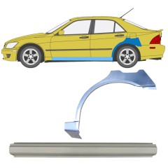Reperaturka progu + błotnika tylnego do Lexus IS 1998-2005 / Lewa / Zestaw 10314