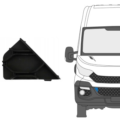 Zaślepki przedniego zderzaka do Iveco Daily 2014-2019 / Prawa 16238