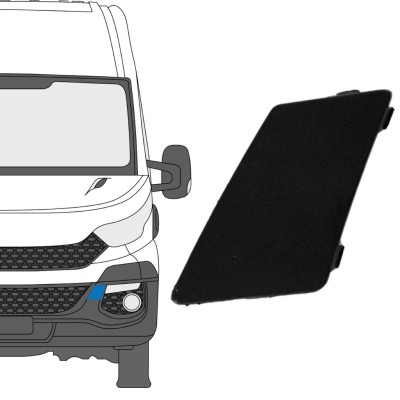 Zaślepki przedniego zderzaka do Iveco Daily 2014-2019 / Lewa 16242