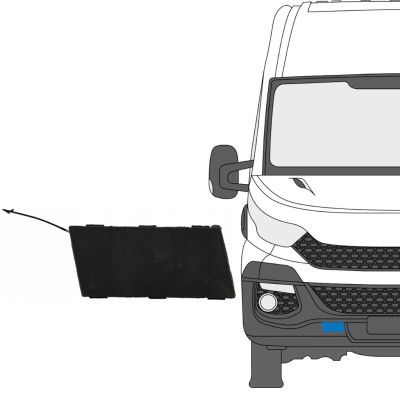 Zaślepki przedniego zderzaka do Iveco Daily 2014-2019 / Prawa 16239