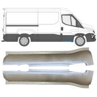Reperaturka progu przedniego do Iveco Daily 2014-2019 / Lewa+Prawa / Zestaw 16142