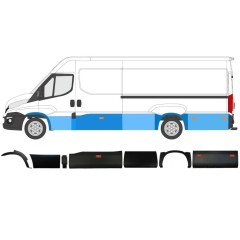 Zestaw listew z lampą do Iveco Daily 2014-2019 / Lewa / 11984