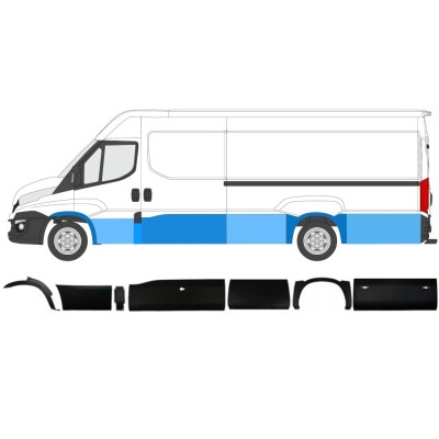 Zestaw listew do Iveco Daily 2014-2019 / Lewa / 11982