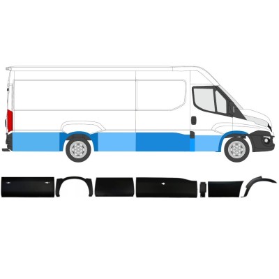 Zestaw listew do Iveco Daily 2014-2019 / Prawa / 11981