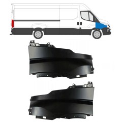 Błotnik przedni do Iveco Daily 2014-2019 / Lewa+Prawa / Zestaw 16156