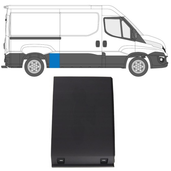 Listwa boczna błotnika tylnego do Iveco Daily 2006-2016 / Prawa 16661