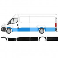 Listwa boczna do Iveco Daily 2014-2019  / LWB / Lewa / Zestaw 11982