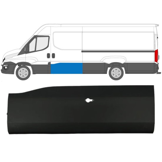Listwa boczna drzwi przesuwnych do Iveco Daily 2014-2019 / Lewa 11970