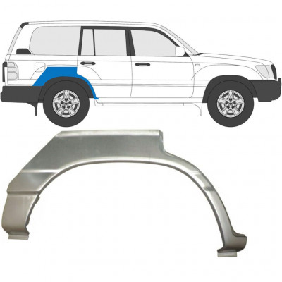 TOYOTA LAND CRUISER 1998-2007 REPERATURKA BŁOTNIKA TYLNEGO / PRAWA STRONA