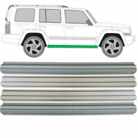 Reperaturka progu + reperaturka progu wewnętrzna do Jeep Commander 2005-2010 / Zestaw 10500