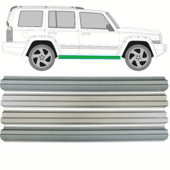 Reperaturka progu + reperaturka progu wewnętrzna do Jeep Commander 2005-2010 / Lewa = Prawa (symetryczny) / Zestaw 10500