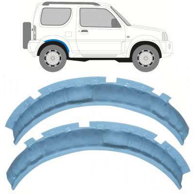 Reperaturka nadkola tylnego do Suzuki Jimny 1998-2018 / Lewa+Prawa / Zestaw 10232