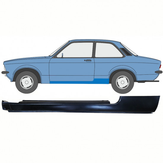 Reperaturka progu do Opel Kadett C 1973-1979 / Lewa 8783