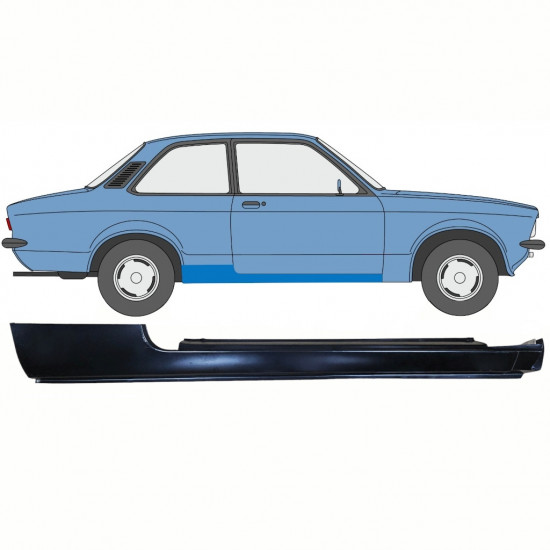 Reperaturka progu do Opel Kadett C 1973-1979 / Prawa 8782