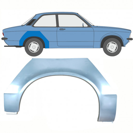 Reperaturka błotnika tylnego do Opel Kadett C 1973-1979 / Prawa 8784