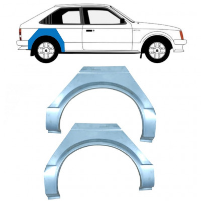 Reperaturka błotnika tylnego do Opel Kadett D 1979-1984 / Lewa+Prawa / Zestaw 10638