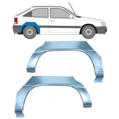 Reperaturka błotnika tylnego do Opel Kadett E Astra 1984-1993 / Lewa+Prawa / Zestaw 9726