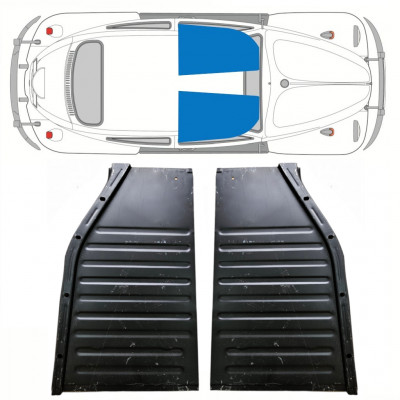 Reperaturka podłogi przednia do Volkswagen Kaefer 1949-1972 / Lewa+Prawa / Zestaw 10348