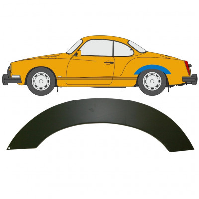 Reperaturka błotnika tylnego do VW Karman Ghia 1955-1974 / Lewa 12721