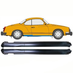 Pełny próg do Volkswagen Karmann Ghia 1955-1974 / Lewa+Prawa / Zestaw 10750