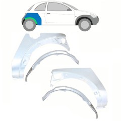 Reperaturka błotnika tylnego wewnętrzna + zewnętrzna do Ford KA 1996-2008 / Zestaw 10777