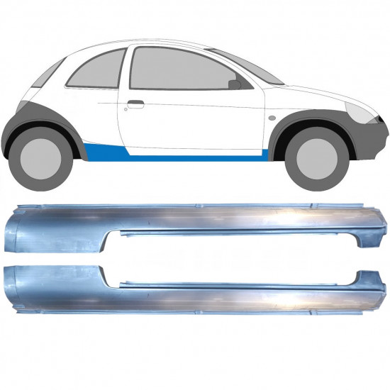 Pełny próg do Ford KA 1996-2008 / Lewa+Prawa / Zestaw 9280