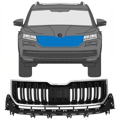 Grill do Skoda Kodiaq 2016-2023 / Zestaw 7546