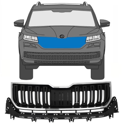 Grill do Skoda Kodiaq 2016-2023 / Zestaw 7546