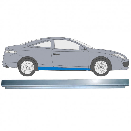 Reperaturka progu do Renault Laguna III 2008-2015 / Lewa = Prawa (symetryczny) / COUPE 7634