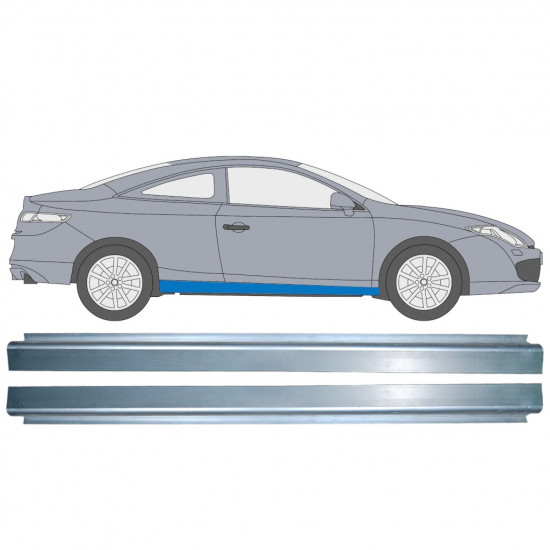 Reperaturka progu do Renault Laguna III 2008-2015 / Lewa = Prawa (symetryczny) / COUPE / Zestaw 10001