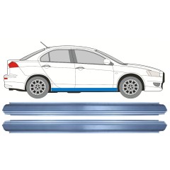 Reperaturka progu do Mitsubishi Lancer 2007-2017 / Lewa = Prawa (symetryczny) / Zestaw 10489