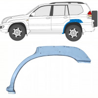 Reperaturka błotnika tylnego z otworem do Toyota Land Cruiser 2003-2010 / Lewa 10213