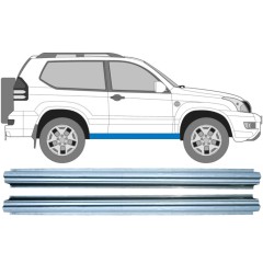 Reperaturka progu do Toyota Land Cruiser J120 2003-2010 / Lewa = Prawa (symetryczny) / Zestaw 10277