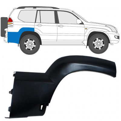 Listwa boczna błotnika tylnego do Toyota Land Cruiser J120 2003-2010 / Prawa 12954