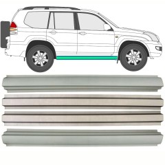 Reperaturka progu wewnętrzna + zewnętrzna do Toyota Land Cruiser J120 2003-2010 / Lewa+Prawa / Zestaw 10083