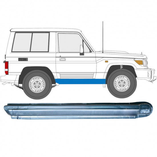 Reperaturka progu do Toyota Land Cruiser 1984-1993 / Prawa 7058