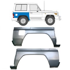 Reperaturka błotnika tylnego do Toyota Land Cruiser J70 1984- / Lewa+Prawa / Zestaw 9514