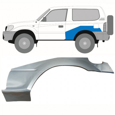 Reperaturka błotnika tylnego do Toyota Land Cruiser 1996-2002 / Lewa 10122