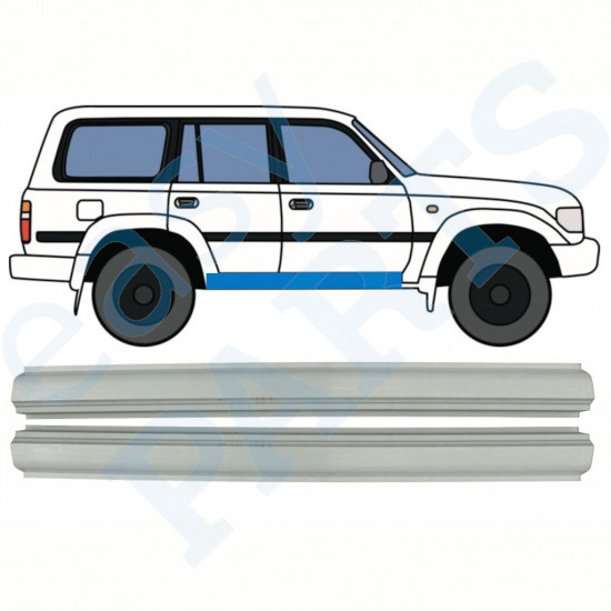 Reperaturka progu do Toyota Land Cruiser 1990-1996 / Lewa = Prawa (symetryczny) / Zestaw 10242