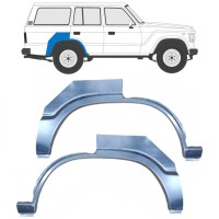 Reperaturka błotnika tylnego do Toyota Land Cruiser J60 1980-1990 / Lewa+Prawa / Zestaw 16147