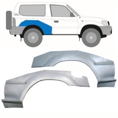 Reperaturka błotnika tylnego do Toyota Land Cruiser J90 1996-2002 / Lewa+Prawa / Zestaw 10123