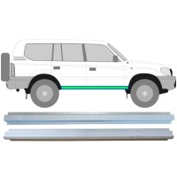Reperaturka progu wewnętrzna + zewnętrzna do Toyota Land Cruiser J90 1996-2002 / Lewa = Prawa (symetryczny) / Zestaw 14852