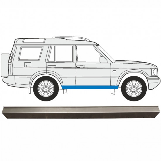 Reperaturka progu do Land Rover Discovery 1989-2004 / Lewa = Prawa (symetryczny) 5281