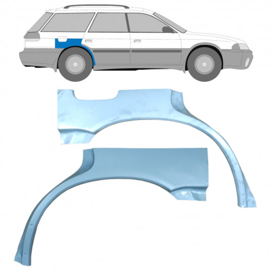 Reperaturka błotnika tylnego do Subaru Legacy 1994-1999 / Lewa+Prawa / Zestaw 9178