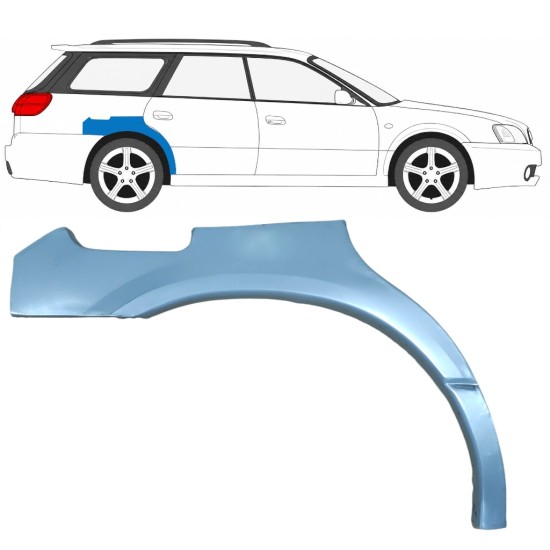 Reperaturka błotnika tylnego do Subaru Legacy 1998-2004 / Prawa / COMBI / SEDAN 5612