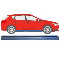 Reperaturka progu wewnętrzna do Seat Leon 2012-2020 / Lewa = Prawa (symetryczny) 16985